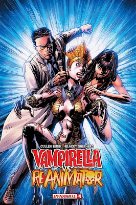 "Vampirella vs Reanimator núm.4" de Cullen Bunn y Blacky Shepherd.