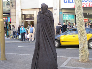 Estatuas humanas, Barcelona