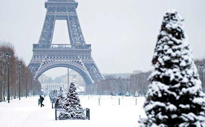 TORMENTA DE NIEVE PARALIZA EL NORTE Y OESTE DE FRANCIA, 13  DE MARZO DE 2013