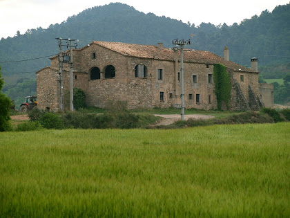 El mas El Solà, en el Camí de Sant Martí de Serraïma