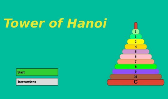 Tower of hanoi by python