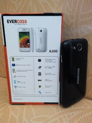 Harga dan Spesifikasi Hp Evercoss A200, HP Android Murah 400 Ribuan