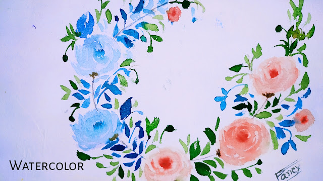 Easy Realistic Painting, Flowers Watercolor,Flowers Painting,Watercolor Art,FancysArt,How To Paint Flowers,Realistic Flowers Watercolor ,Easy Watercolor Painting,Watercolor Painting Ideas,Painting For Beginners,Watercolor Painting Step By Step,Basic Painting Step by Step,how to make flowers with pape