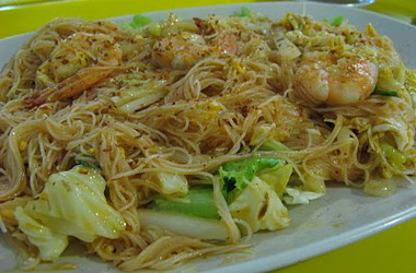 bihun goreng singapore bahan 1 lembar bihun goreng kering direbus