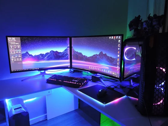 Best Computer room Setup - Modern computer room ideas  - Freelancer and gamer computer room setup design picture for idea - mrlaboratory.info