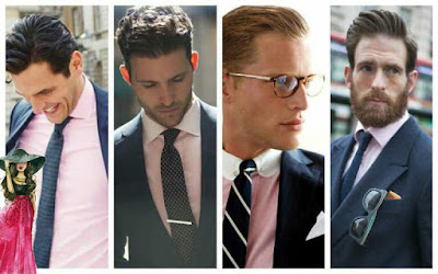 Some colors Men's shirts from the start of the men's traditionally been an integral part white shirt, pale blue and pale pink.