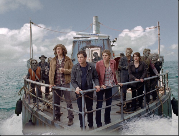 douglas smith, logan lerman, alexandra daddario, leven rambin