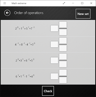 exponents order of operations