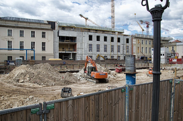 Baustelle Kronprinzengärten, Oberwallstraße / Werderscher Markt, 10117 Berlin, 16.04.2014