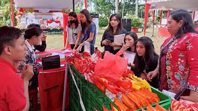 Fasilitasi Lulusannya, SMKN Pertanian Pembangunan Kalasey gelar Job Fair 2023