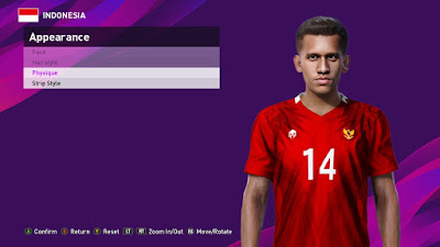 PES 2020 Faces Egy Maulana Vikri by PESFaceThai