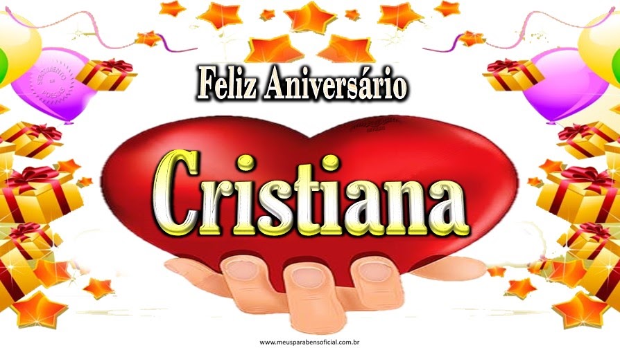 Meus Parabens Feliz AniversÁrio Cristiana