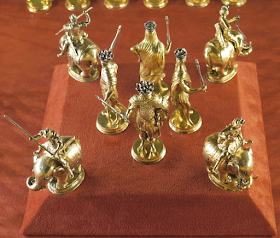 Toy-soldiers Of Frederick V. Silver. 1700