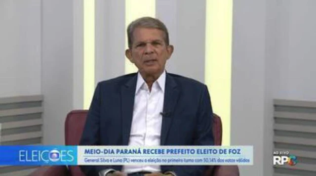 General Silva e Luna dá entrevista ao telejornal da RPC