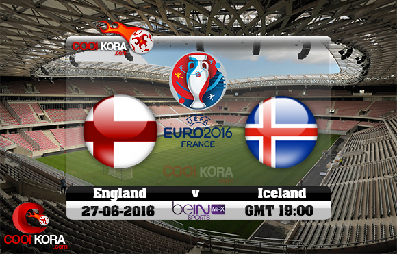 مشاهدة مباراة إنجلترا وآيسلندا اليوم 27-6-2016 بي أن ماكس يورو 2016