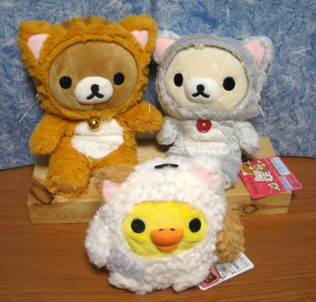 リラックマ すみっコぐらし ぬいぐるみ 等の紹介 リラックマ あつめてぬいぐるみ のんびりねこ