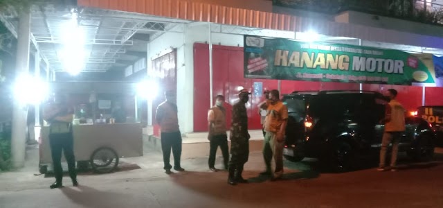 PPKM Darurat diberlakukan, aparat Gabungan Kec. Sukoharjo disiplinkan aturan PPKM Darurat