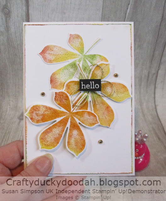 Craftyduckydoodah, Love Of Leaves, Stampin' Up, Stampers Showcase,