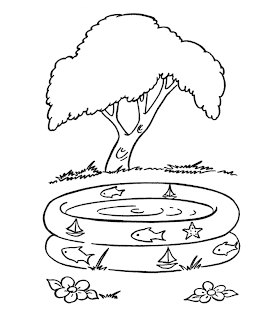 summer coloring pages, kids coloring pages 