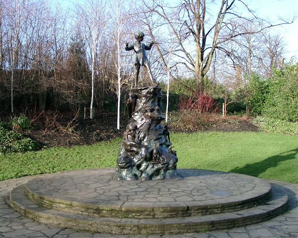 Peter Pan statue by George Frampton, Kensington Gardens, London