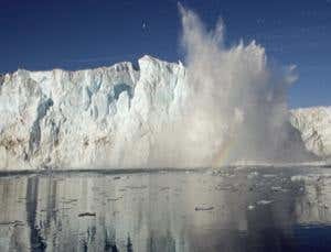 Greenland glaciers are disappearing from the Earth