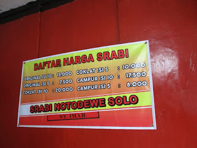 Harga Seraabi Solo Serabi Noto Dewe