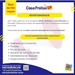 Casa Freitas abre grande processo seletivo com 100 vagas em Teresina/PI