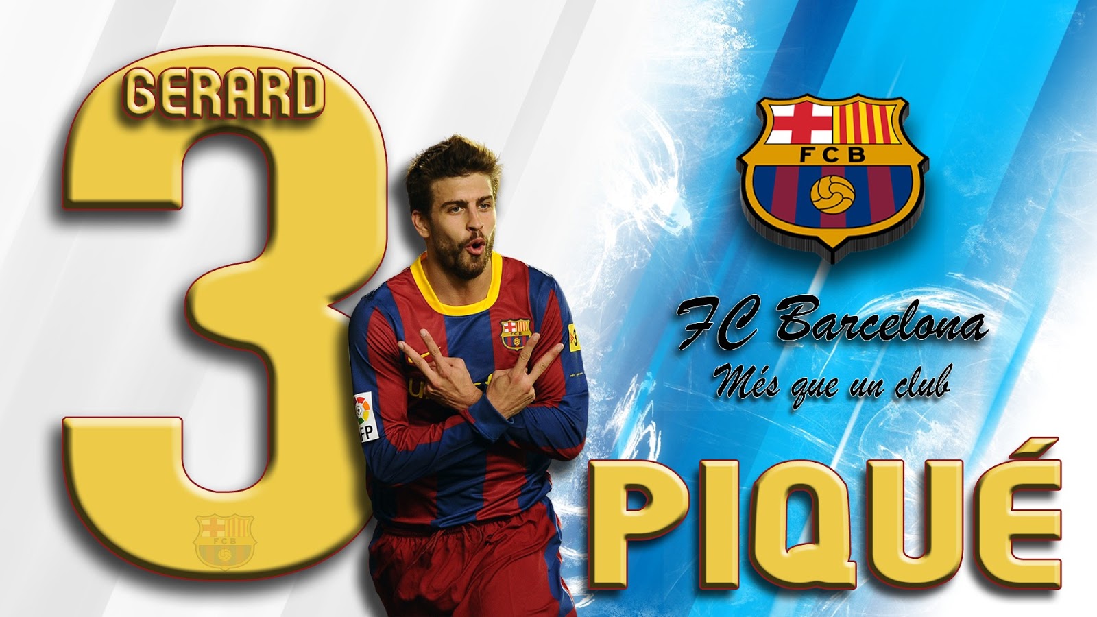 FOOTBALL SUPER STARS: Gerard Pique New HD Wallpapers 2012,2013