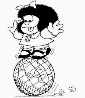 Resultado de imagen para mafalda viajando