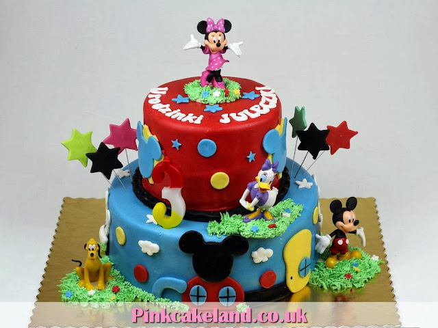 3rd Birthday Cake for Kids in London - Mickey Mouse Clubhouse