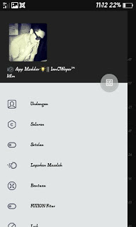 BBM Black Dark Fution Theme V3.0.1.25 APK