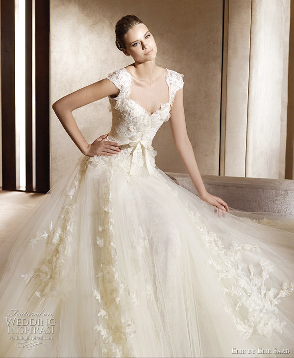 elie saab wedding gown 2011 aglaya