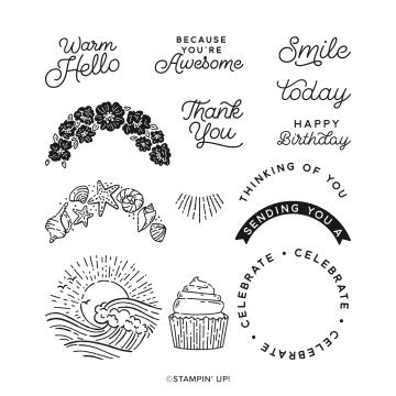 Circle sayings stampin up simple stamping easy card