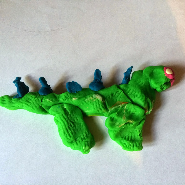 Playdough dinosaur