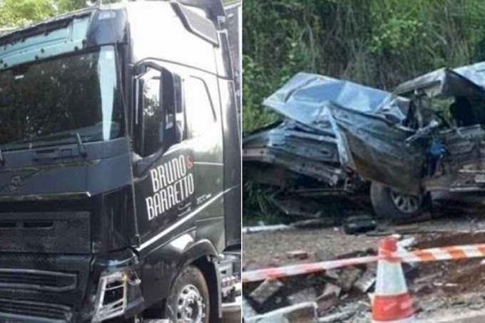 Caminhão de Bruno & Barretto já havia se envolvido em outro acidente fatal