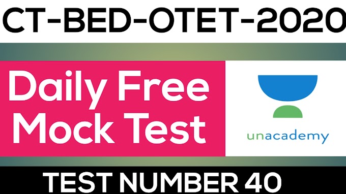 CT-BED EXAM 2020 FREE LIVE MOCK TEST 40