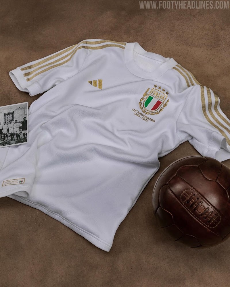 Adidas Italy 2023 125-Years Anniversary Kit Released - 250 Euro ...