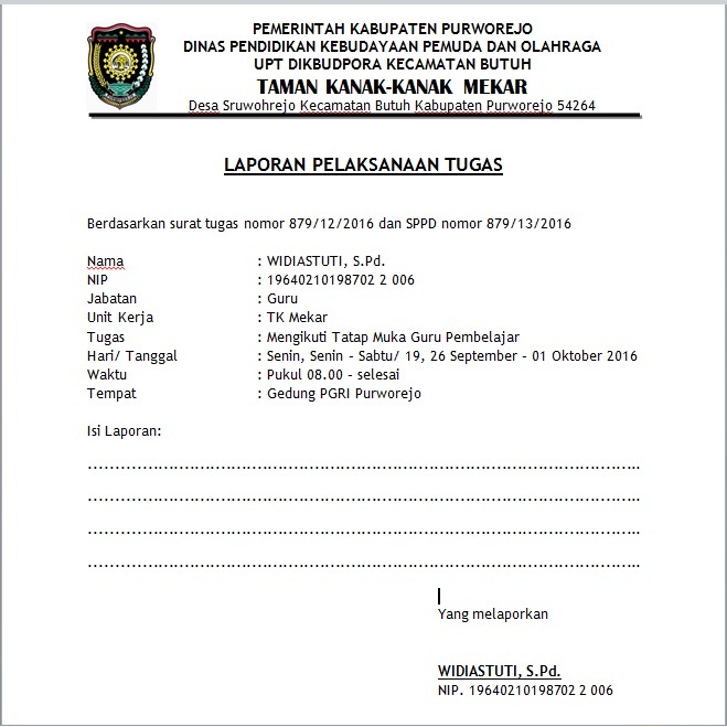 Contoh Surat Tugas dan SPPD Terbaru - Paxdhe Mboxdhe