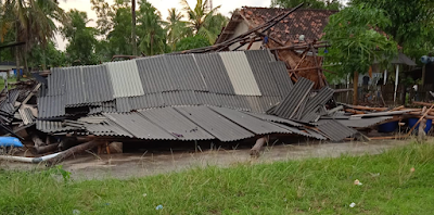 Angin Puting Beliung Terjang Bintan, 20 Rumah Warga Rusak Parah