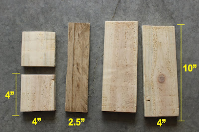 wood measurements, home decor wood measurements, centerpiece wood measurement