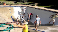 Plasterwork - Pool Plastering Process