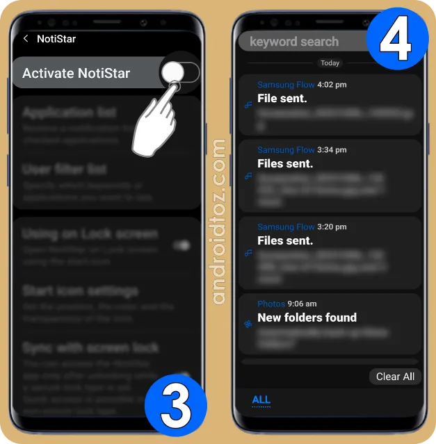 Activate NotiStar to See Notification History (2)