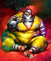 Ronald McDonald, Gluttony