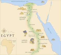 map of ancient egypt civilization