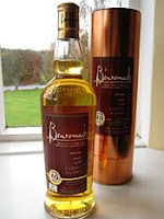 benromach 10 years old with the river spey in the background