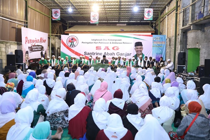 Berjiwa Moderat, Ribuan Warga Kabupaten Bantul Dukung Ganjar Presiden 2024 