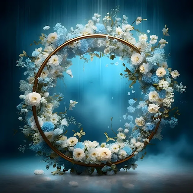 Floral Ring Background