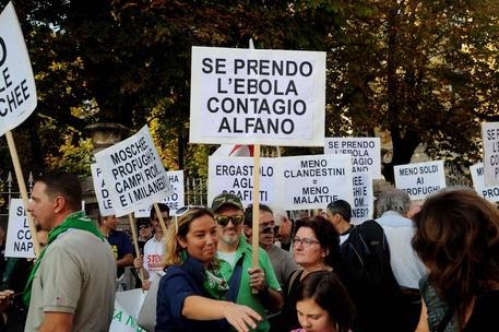 Milan anti-immigration protest