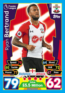 Topps Match Attax 2017-2018 Southampton Set