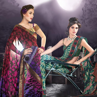 Party Wear Jacquard Saree Collection 